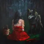 Painting "On the Edge of Fate", palette knife on canvas by Lubosh Valenta
