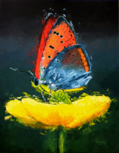 original painting on canvas named In the Limelight by Lubosh Valenta