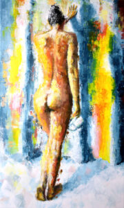 painting, artistic nude, Hard Morning