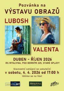Pozvánka na Sezónní výstavu do Myslivna, Staré Splavy