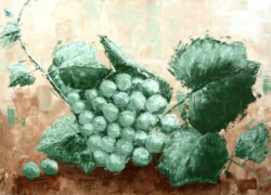 painting of grape on table, Grape Theme