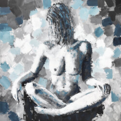 artistic nude painting, Peace Of Mind