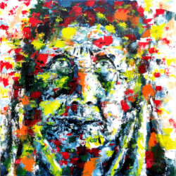 original painting, Wisdom Given By Life
